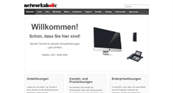 Desktop Screenshot of networkaholic.de