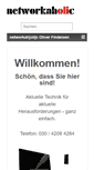 Mobile Screenshot of networkaholic.de